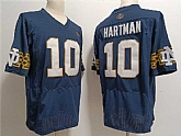 Men's Notre Dame Fighting Irish #10 Sam Hartman Navy With Name Limited Stitched Jersey,baseball caps,new era cap wholesale,wholesale hats